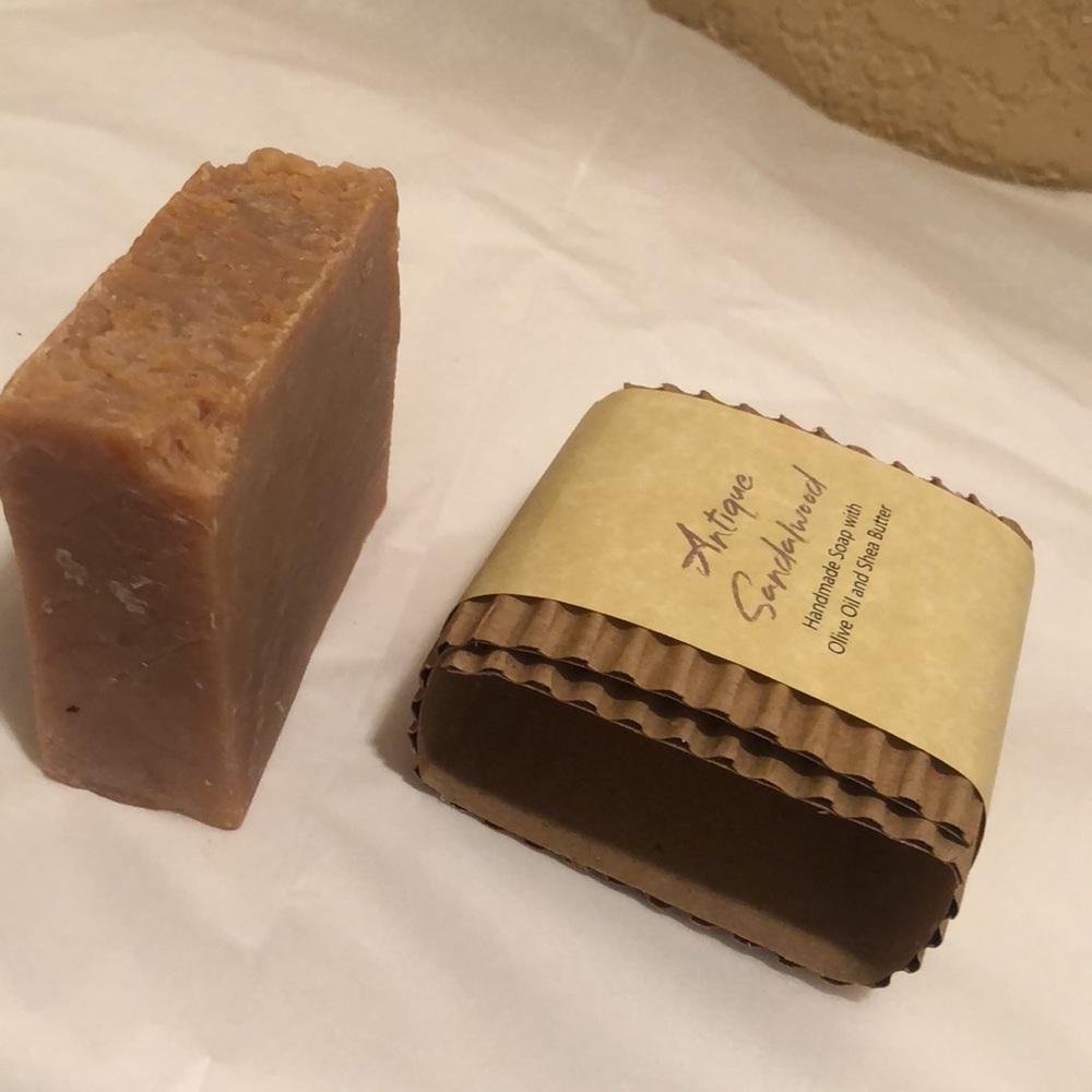New unused Antique Sandalwood Handmade Soap. The bar is approximately 5 ounces. - Picture 8 of 16